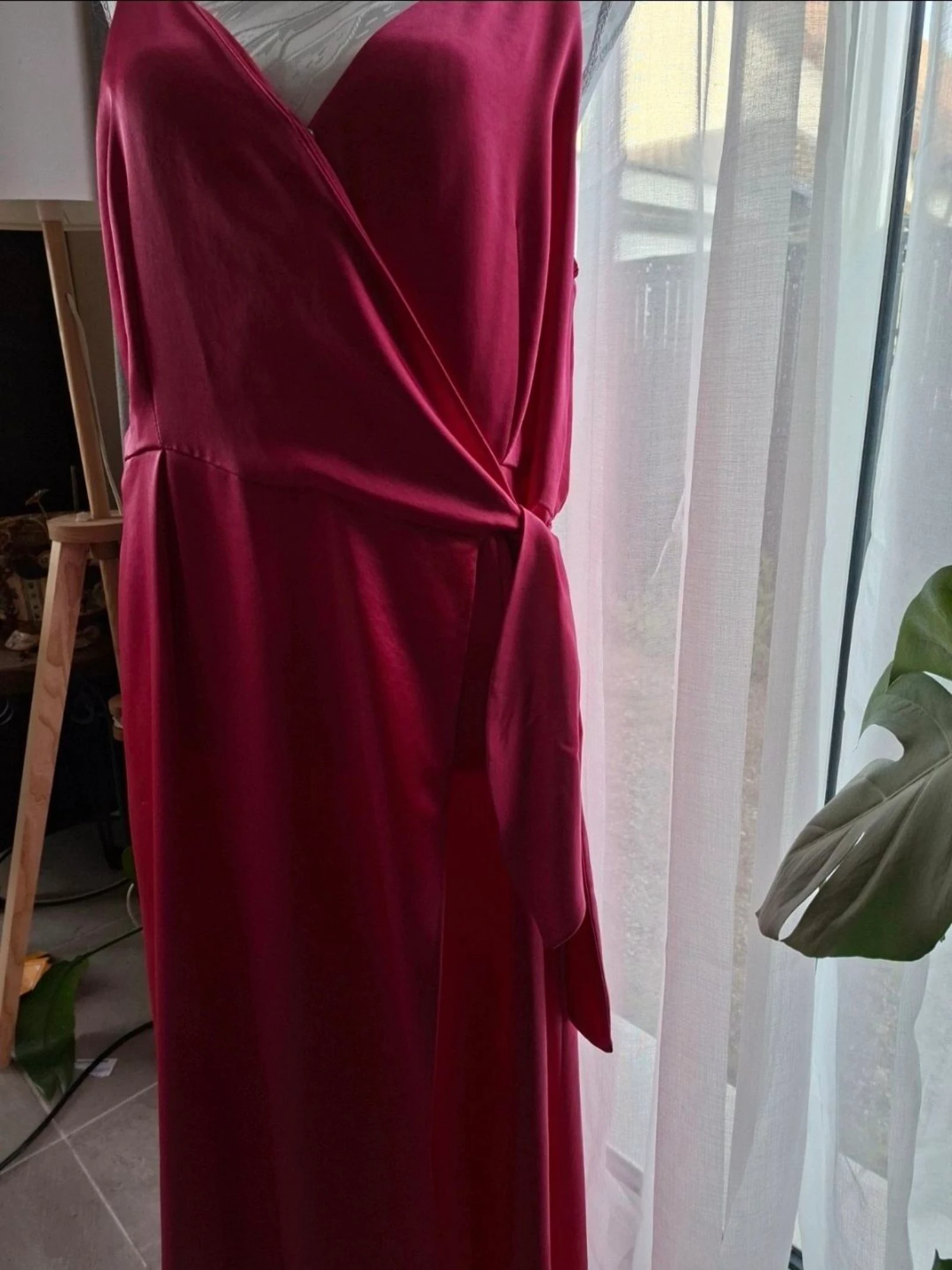 Vestido de mujer satinado – photo 4
